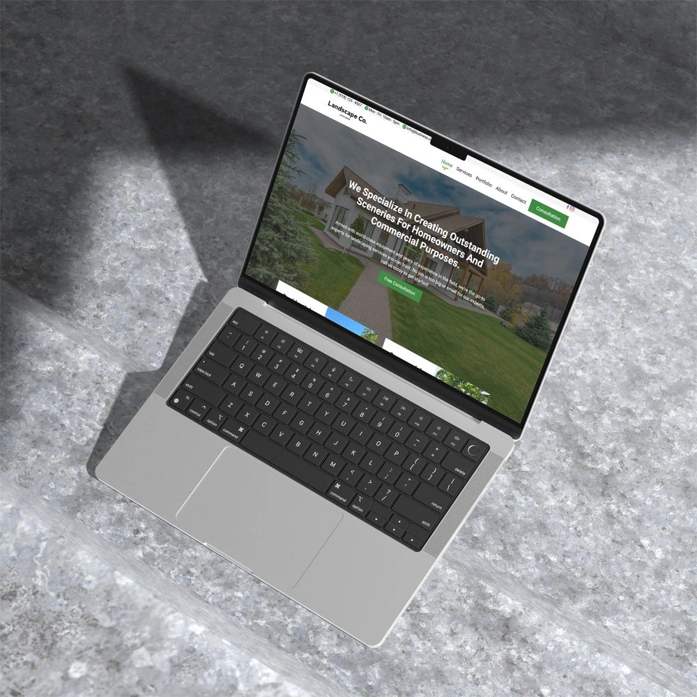 Website Design for landscaping business